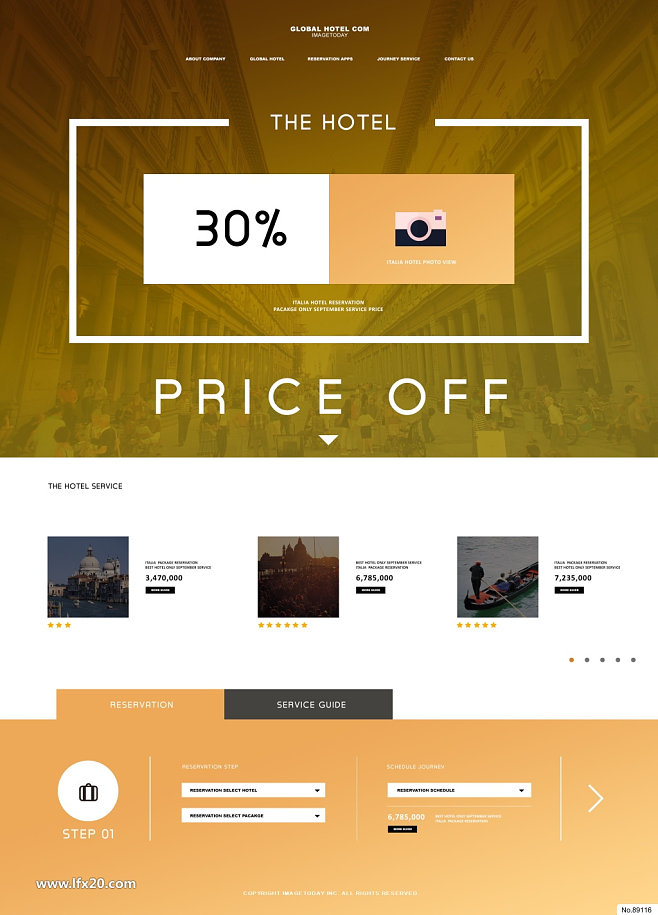 休閑度假簡(jiǎn)約版式 為企業(yè)網(wǎng)頁(yè)設(shè)計(jì)注入清新與實(shí)用